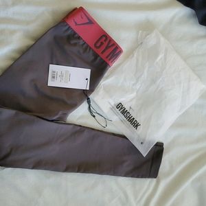 Gymshark fit leggings in slate lavender and rose